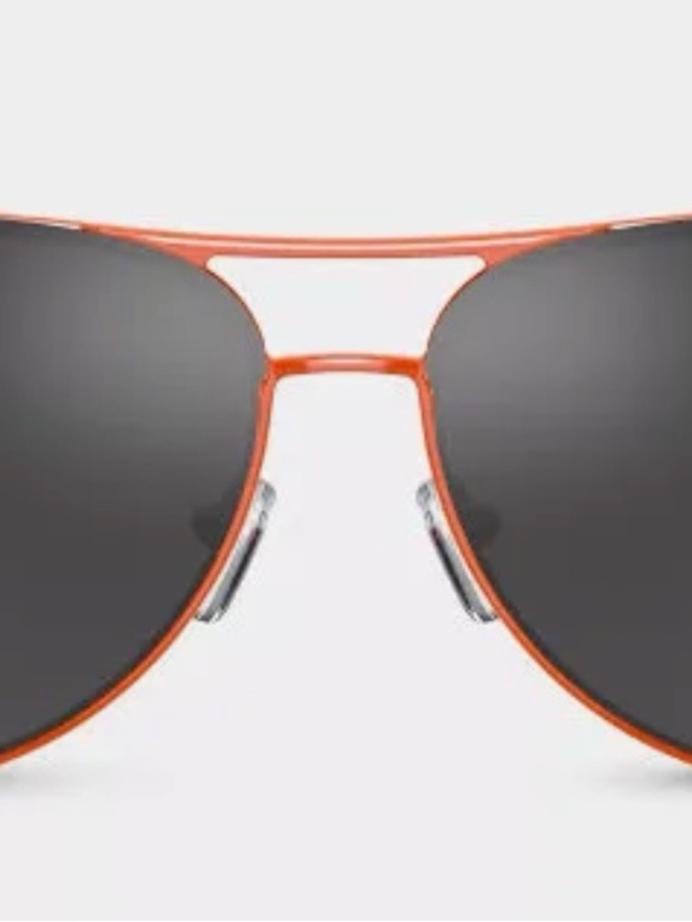 Michael Kors Orange Aviator Sunglasses with Black Lenses